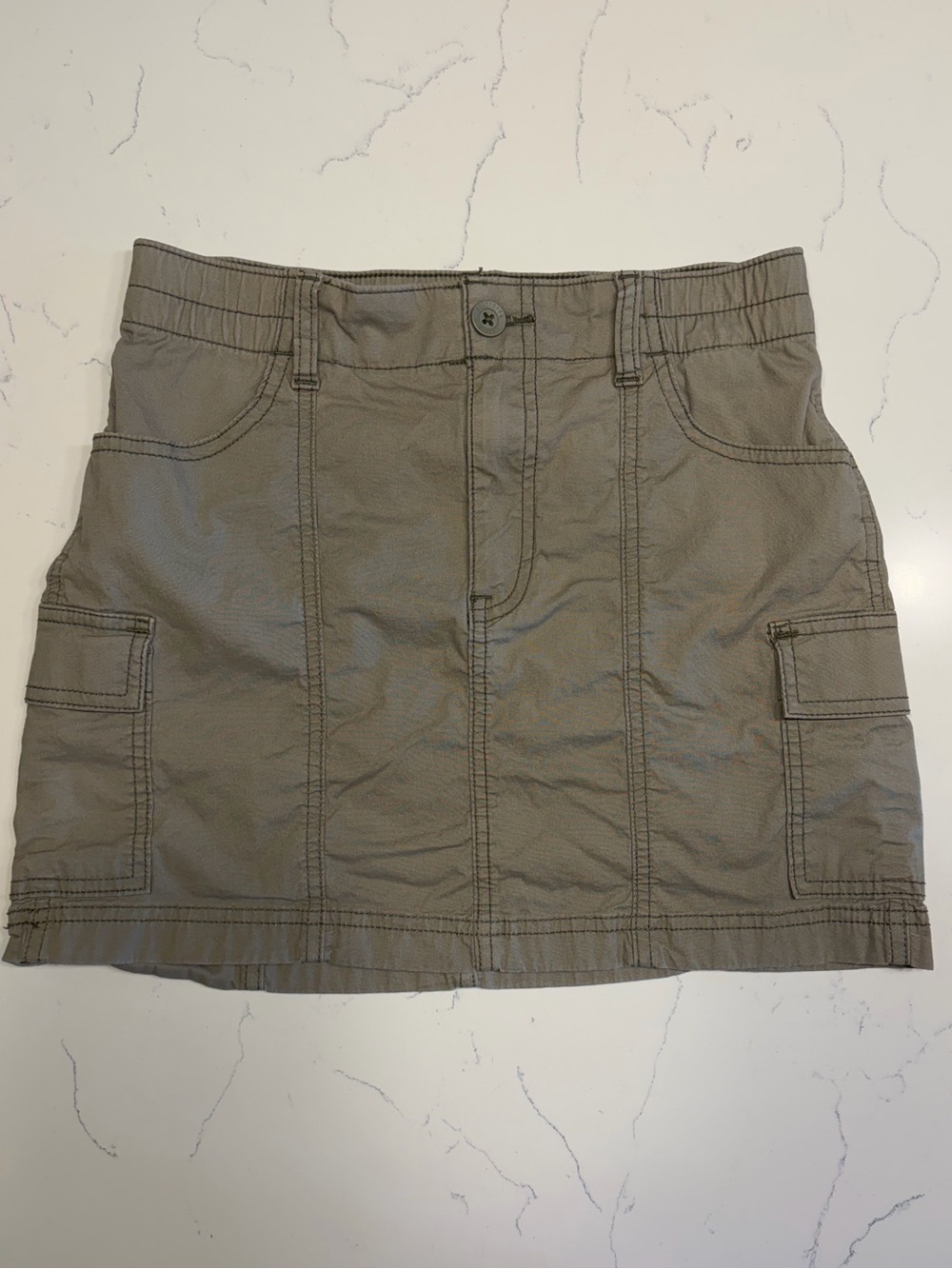 Hollister Olive Green Utility Mini Skirt